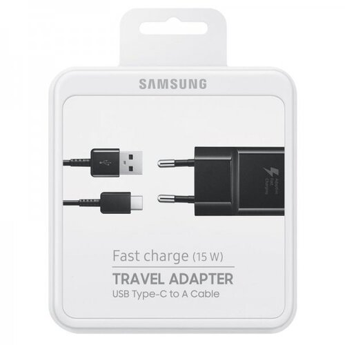 Samsung hi&amp;scaron;ni polnilec EP-TA20 z usb type c - črn Slike