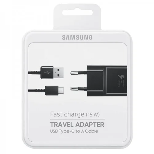 Samsung hišni polnilec EP-TA20 z usb type c - črn