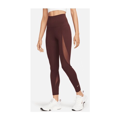 Nike One High-Waisted 7/8 Women's Leggings, Burgundy Crush/Red Stardust - M, (20764340) Cene