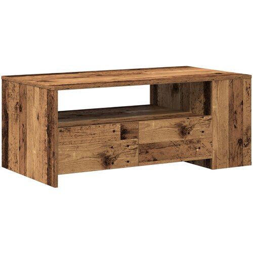 vidaXL Kavna Miza Stari Les 102x55x43,5 cm Obdelan Les, (22009715) Cene
