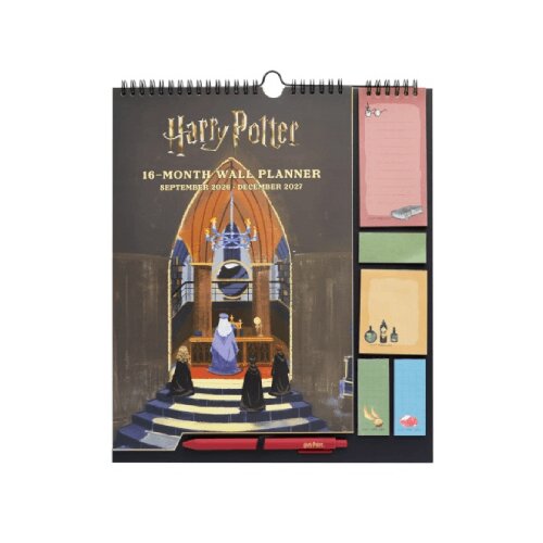 Grupo Erik Editores S. L. Harry Potter - Zidni planer 2026/27 sa hemijskom - Harry Potter, 16-Month, 30x34 cm Slike