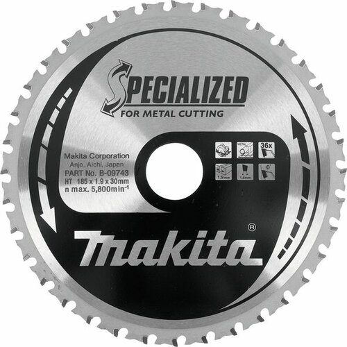 Makita B-09765 List za testeru od tvrdog metala, sa 60 zubaca 305/25,4mm Slike