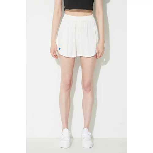 Adidas Kratke hlače Club Shorts za žene, boja: bijela, glatki materijal, visoki struk, IB5797-white