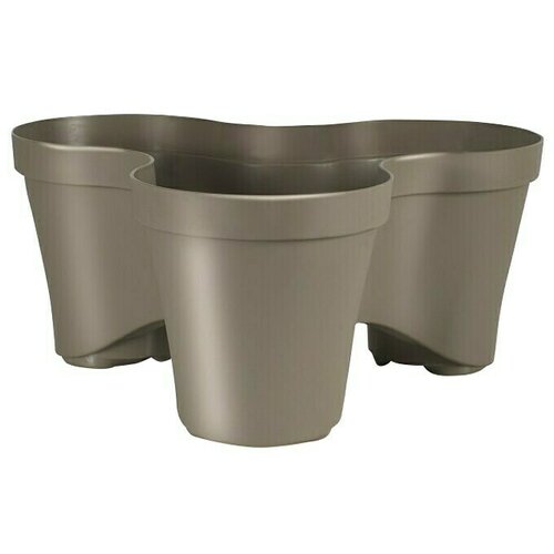 Plastična tegla Rome (Vanjska dimenzija (D x Š x V): 38,5 x 38,54 x 17 cm, Plastika, Smeđe boje) Cijene