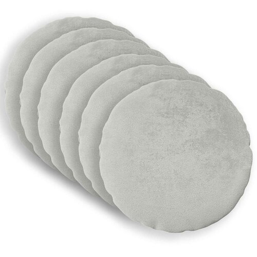  Presvlaka za jastuk 6 pcs HEERLEN Svjetlosiva Ø 30 cm Flanel Cene