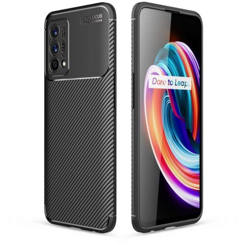 Onasi silikonski ovitek za Realme GT Master - mat carbon črn Cene