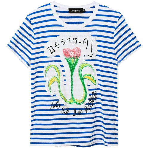 Desigual BLUE WOMAN SHORT SLEEVE T-SHIRT Cijene