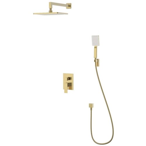 Inter Ceramic ugradni zidni set za tu&amp;scaron; elinor brush gold Slike