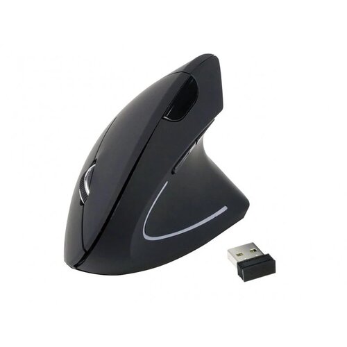 Equip &amp;quot;Optische Ergonomic Maus kabellos USB Rechtsh&amp;auml;nder sw&amp;quot; Slike