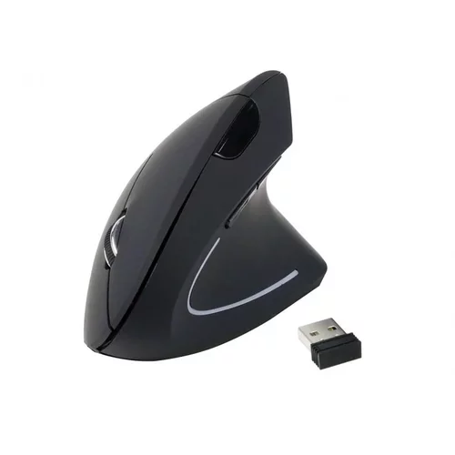 Equip Mouse Ergonomic Wireless Black, (21216663)