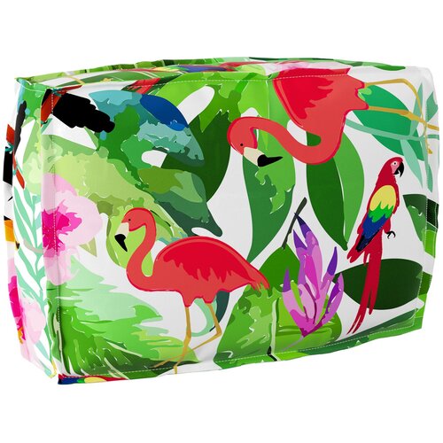 vidaXL Set vzglavnikov za palete Set 2 Tropski vzorec Poliester Cene