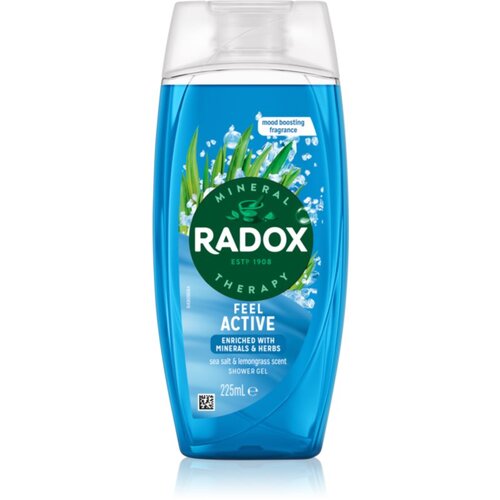 RADOX Feel Active gel za prhanje 225 ml Slike