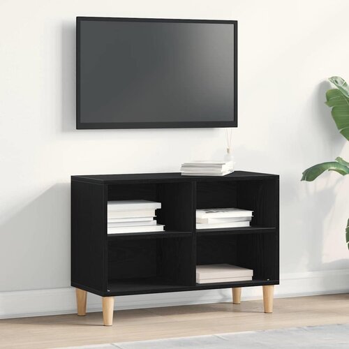 TV ormar Crni hrast 69,5 x 30 x 50 cm Konstruirano drvo Slike