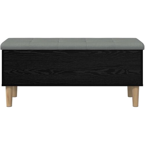  Klupa za odlaganje s jastučićem Crni hrast 102 x 42 x 46 cm - Crni hrast 102 x 42 x 46 cm Cijene