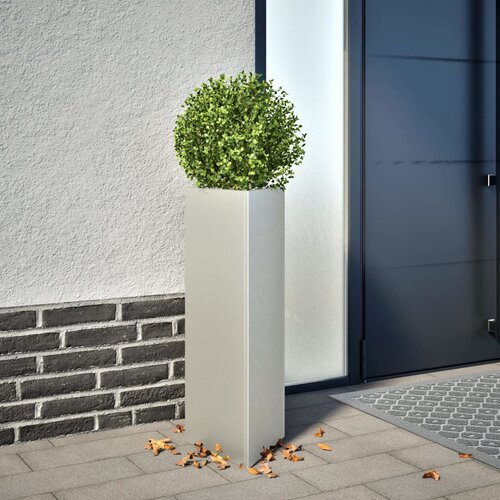 vidaXL Vrtne sadilice 2kom trokutasta 30x26x75cm od nehrđajućeg čelika Cijene