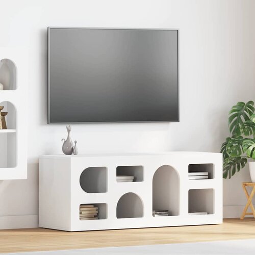 TV ormar Bijelo 100 x 35 x 40 cm Konstruirano drvo Cene