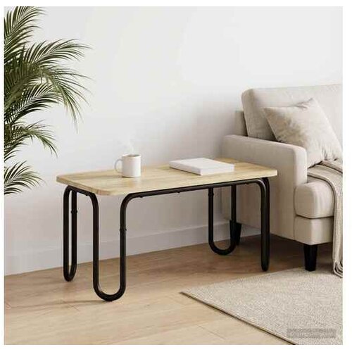 VidaXL Stolić za kavu Hrast sonoma 100 x 50 x 45 cm Konstruirano drvo - Hrast sonoma 100 x 50 x 45 cm Slike