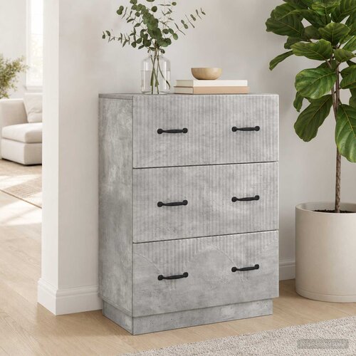  Ormar s ladicama Betonska siva 66 x 34,5 x 87 cm Cene