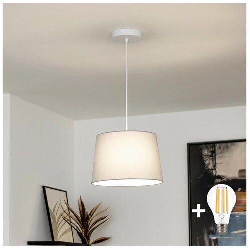  Brilagi - LED luster na sajli CERIA 1xE27/40W/230V, prečnik 30 cm, siva Cene