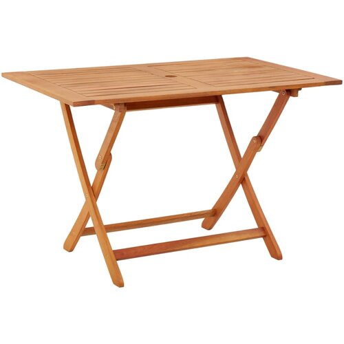 The Living Store Zložljiva vrtna miza 120x70x75 cm trden evkaliptusov les - Vrtna Miza, (21458724) Slike