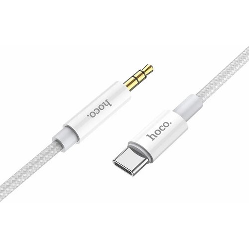 Hoco AUX Audio Jack kabel 3,5 mm na Type-C UPA19 1 m srebrni Cene