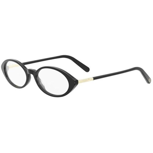 Dior Mini CD O R8I Black Oval Eyeglasses ONE SIZE (51) Črna/Kristalna Slike