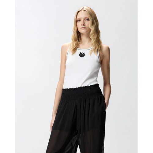 Pinko Majice brez rokavov 106816A3AL Bela Slike