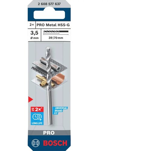 Bosch Svrdlo za metal PRO metal HSS-G, 3,5 x 39 x 70 mm Cijene
