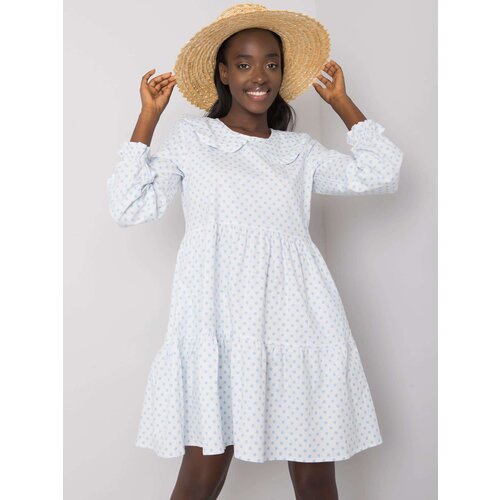 RUE PARIS Dress-123-SK-187576.40P-white-blue Cene