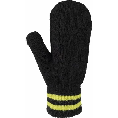 Lewro NDIDI Dječje pletene rukavice, crna, veličina