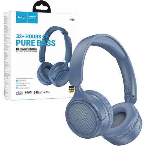hoco. Hoco Slu&scaron;alice bežične W66, Bluetooth / AUX, Plave Cijene