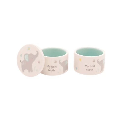 Widdop & Co. Hello Baby - Kutijica set 2 - Hello Baby, Elephant, First Tooth and Curl, Boy Cene