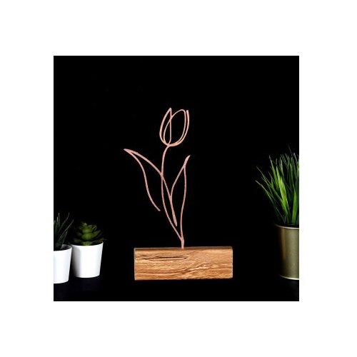 WALLXPERT decorative object figura tulip bronze Cene