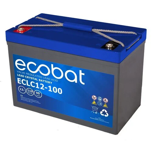  Baterija Ecobat Lead Crystal 12V, 110Ah, VRLA, bez održavanja Slike
