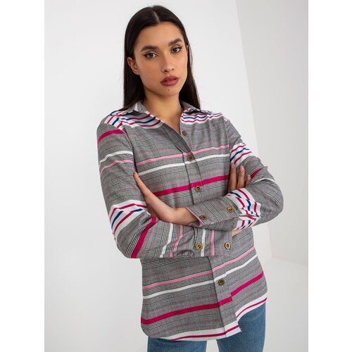 LAKERTA Shirt-LK-KS-509165.06X-white-pink Cene
