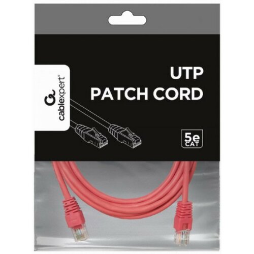 Gembird PP12-3M/RO mrežni kabl, CAT5e UTP Patch cord 3m pink Cene