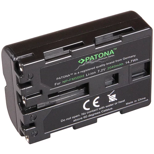 Patona Baterija NP-FM500H za Sony Alpha 57 / 65 / 77 / 99, 2040 mAh