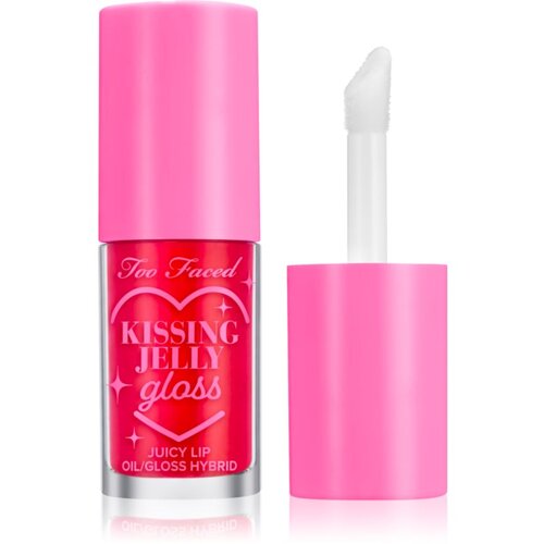 Too Faced Kissing Jelly Lip Oil Gloss uljno sjajilo za usne za intenzivnu hidrataciju nijansa Cherry Pie 4.5 ml Cijene
