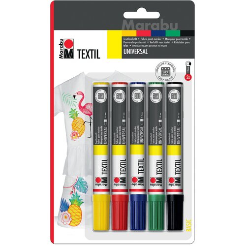 Marabu Marker za tekstil tekstilni slikar, pretisni omot 5, (21655434) Slike