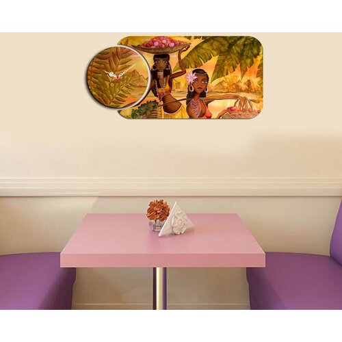 Wallity Zidni sat YMS-78, 68x32 cm, 2 dijela Cijene