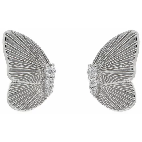 Fossil Uhani Butterflies JFS00621040 Silver