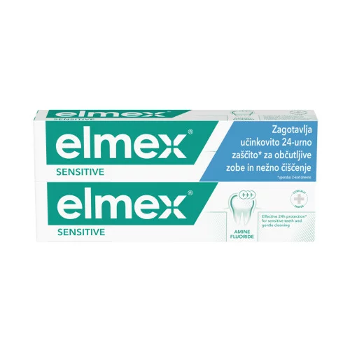 Elmex zobna pasta (dvojno pakiranje) - Sentitive Toothpaste - Duo Pack
