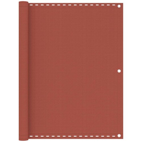 Balkonski zastor boja cigle 120 x 500 cm HDPE Cijene