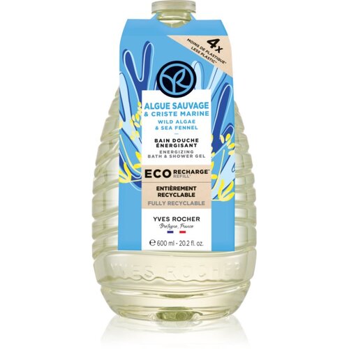 Yves Rocher Bain de Nature gel za prhanje nadomestno polnilo Wild Algae & Sea Fennel 600 ml Cene