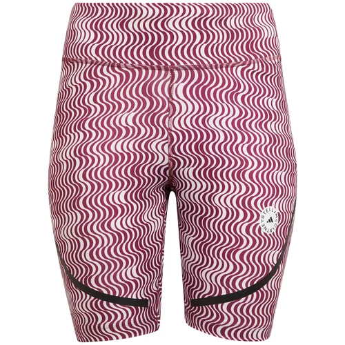 ADIDAS BY STELLA MCCARTNEY Sportske hlače 'TruePurpose' tamno roza / crna / bijela