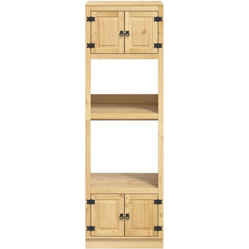  Cabinet s policom Med 60 x 32 x 40 cm Čvrsto borovo drvo Slike