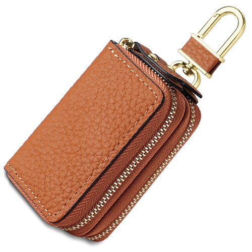 INF Dvoslojni etui za ključe iz pravega usnja Brown, (21741268) Cene