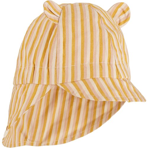 Liewood klobuček gorm stripe peach/sandy/yellow mellow Slike