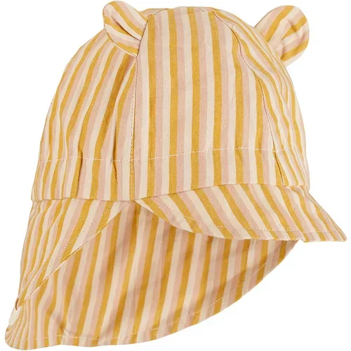 Liewood klobuček gorm stripe peach/sandy/yellow mellow