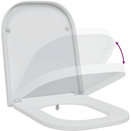 vidaXL Beli Plastika Standard WC sedež Drugo Moderno Beli WC sedež Cene